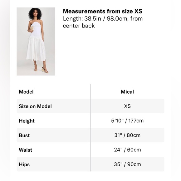 Alexis Kamali dress white XS New - Picture 7 of 8